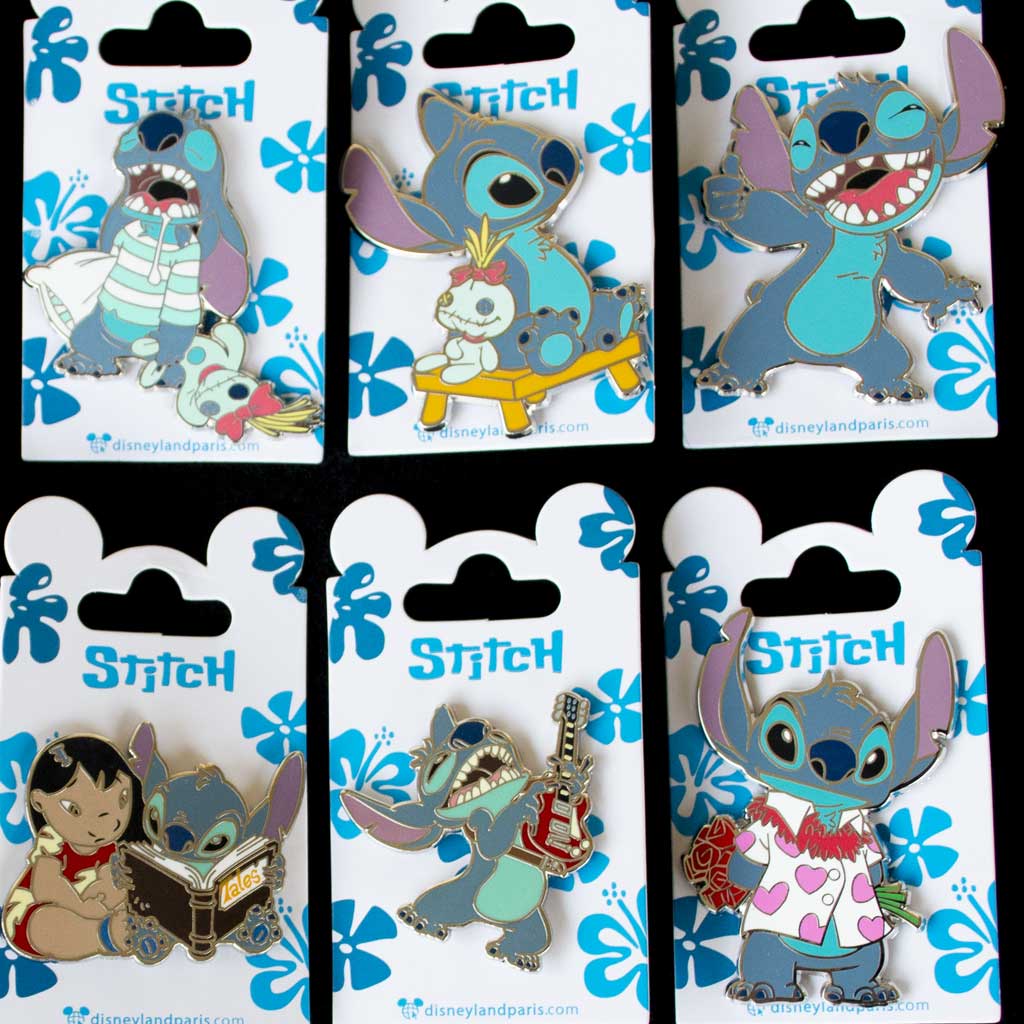 Disney Pins Blog on X: New open edition Stitch pins and lanyard released  at Disneyland Paris!   / X
