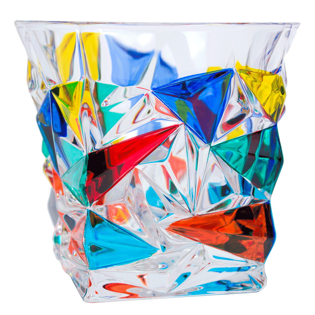 Glacier Murano Crystal 12 oz Beverage Glass