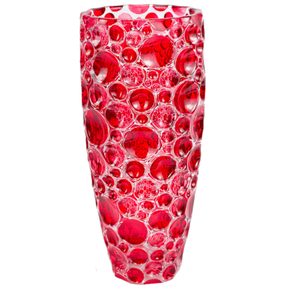 Murano Glass Lisboa Red Vase