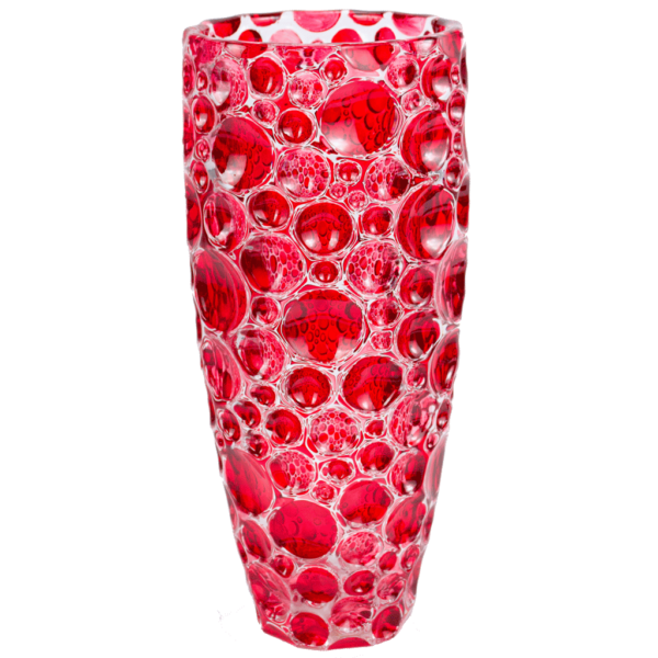 Murano Glass Lisboa Red Vase