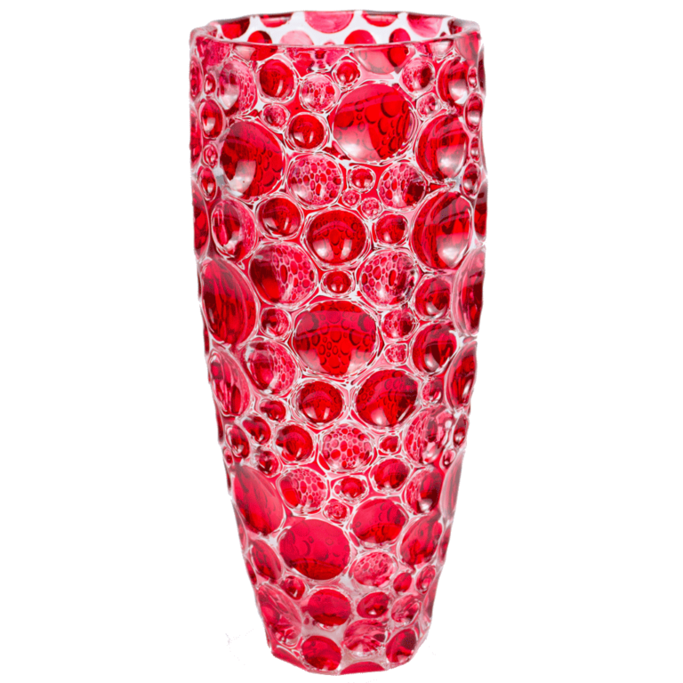 Murano Glass Lisboa Red Vase