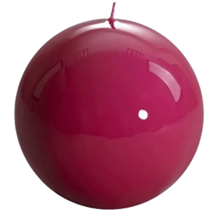 Italian Spherical Magenta Candle