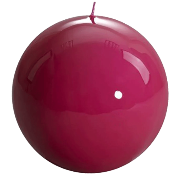 Italian Spherical Magenta Candle