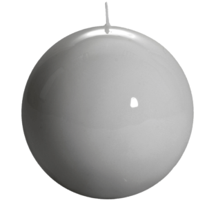 Italian Spherical Pearl Grey Candle