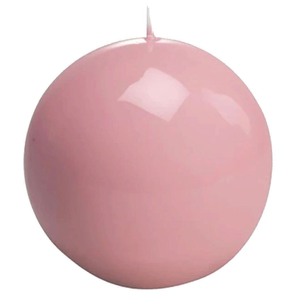 Italian Spherical Pink Candle