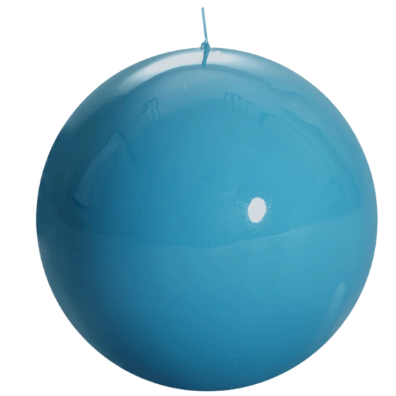 Italian Spherical Turquoise Candle