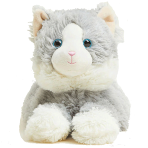 Laying Down Gray Cat Warmies