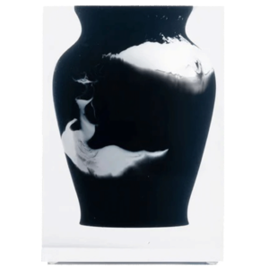 Luxury Acrylic Black Marble Henry Vase