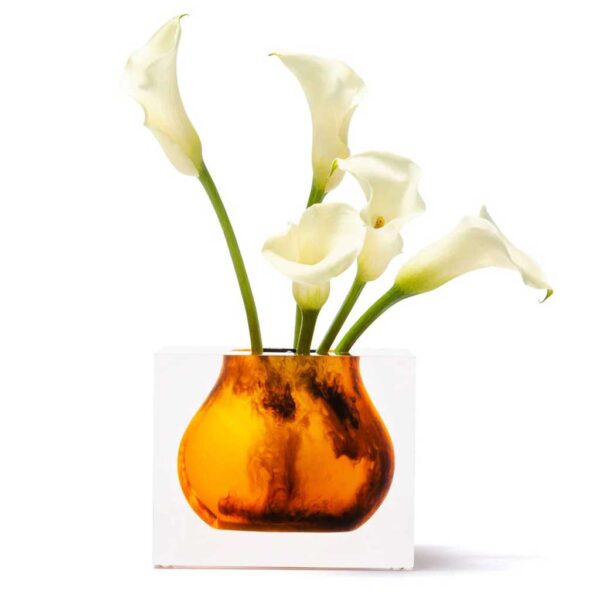 Luxury Acrylic Tortoise Mosco Vase