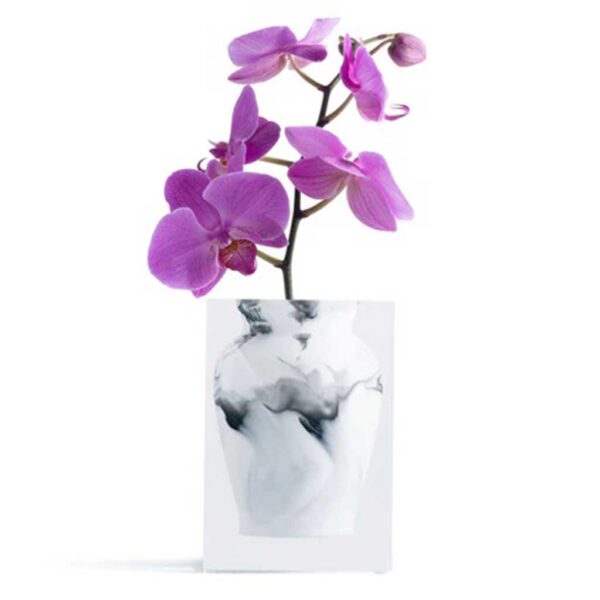 Luxury Acrylic White Marble Henry Vase