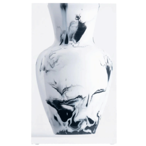 Luxury Acrylic White Marble Joseph Vase