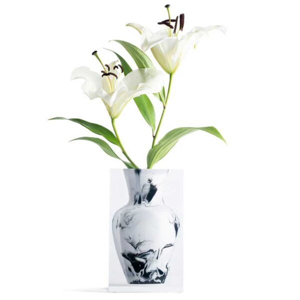 Luxury Acrylic White Marble Joseph Vase