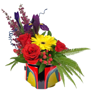 Star Wars Boba Fett Helmet Bouquet