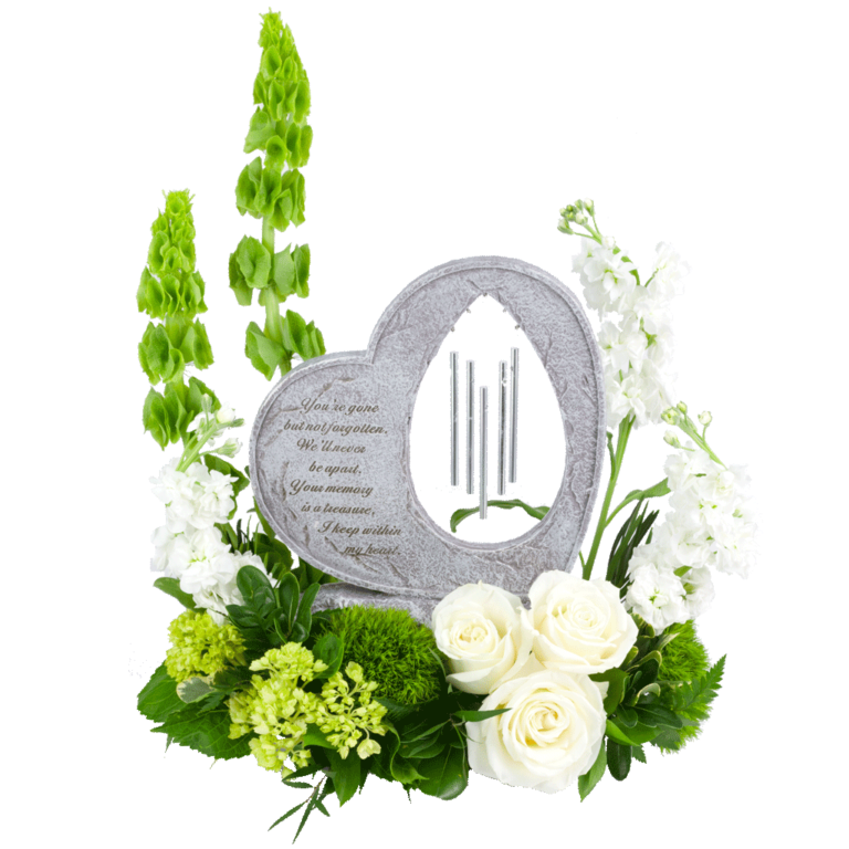 Wind Chime Memorial Bouquet