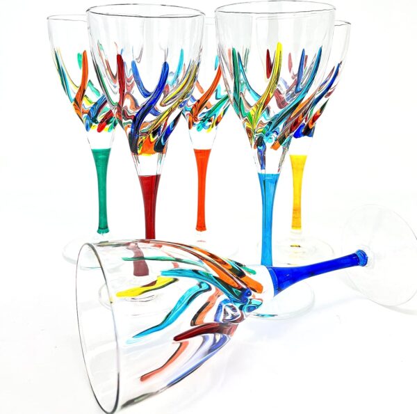 Trix Murano Wine Glass