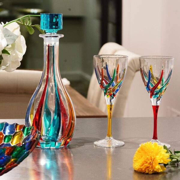 Trix Murano Wine Glass