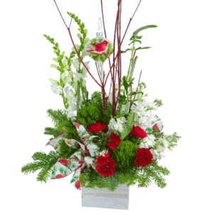 Cardinal Splendor Holiday Bouquet