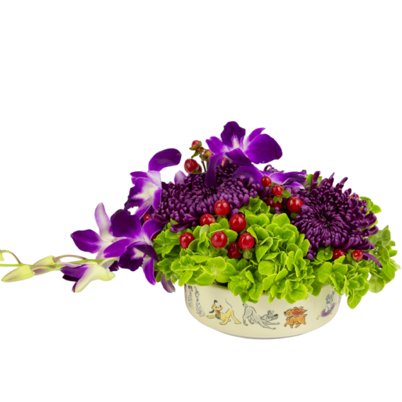 Disney Dogs Pet Dish Bouquet