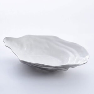 Titanium Porcelain Large Oyster Bowl