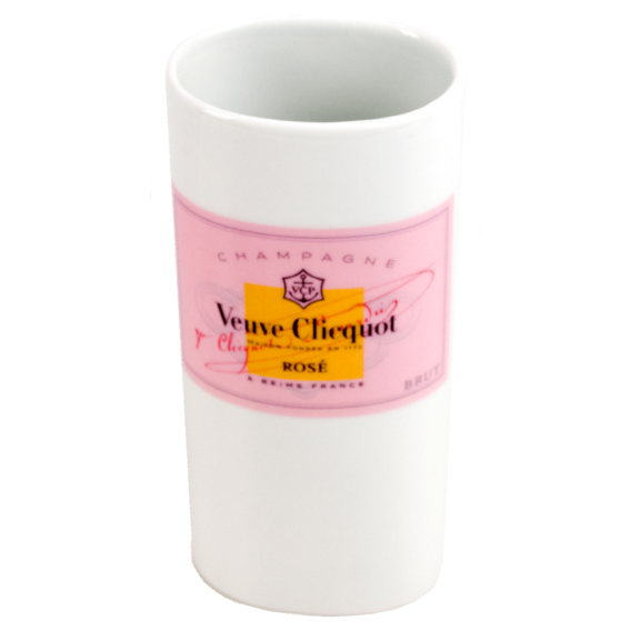 Veuve Clicquot Tall Oval Porcelain Container