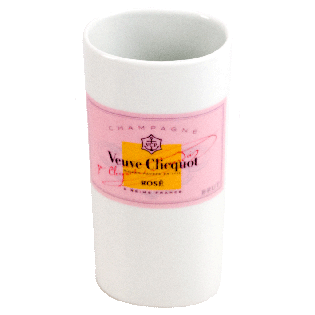Veuve Clicquot Tall Oval Porcelain Container