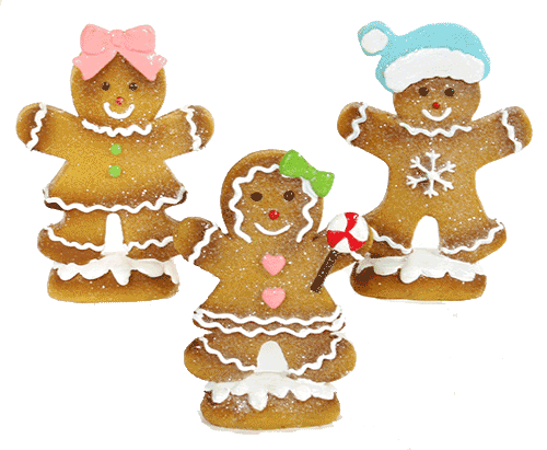 Ginger-Bread-Figures Gingerbread Cookie Decorations
