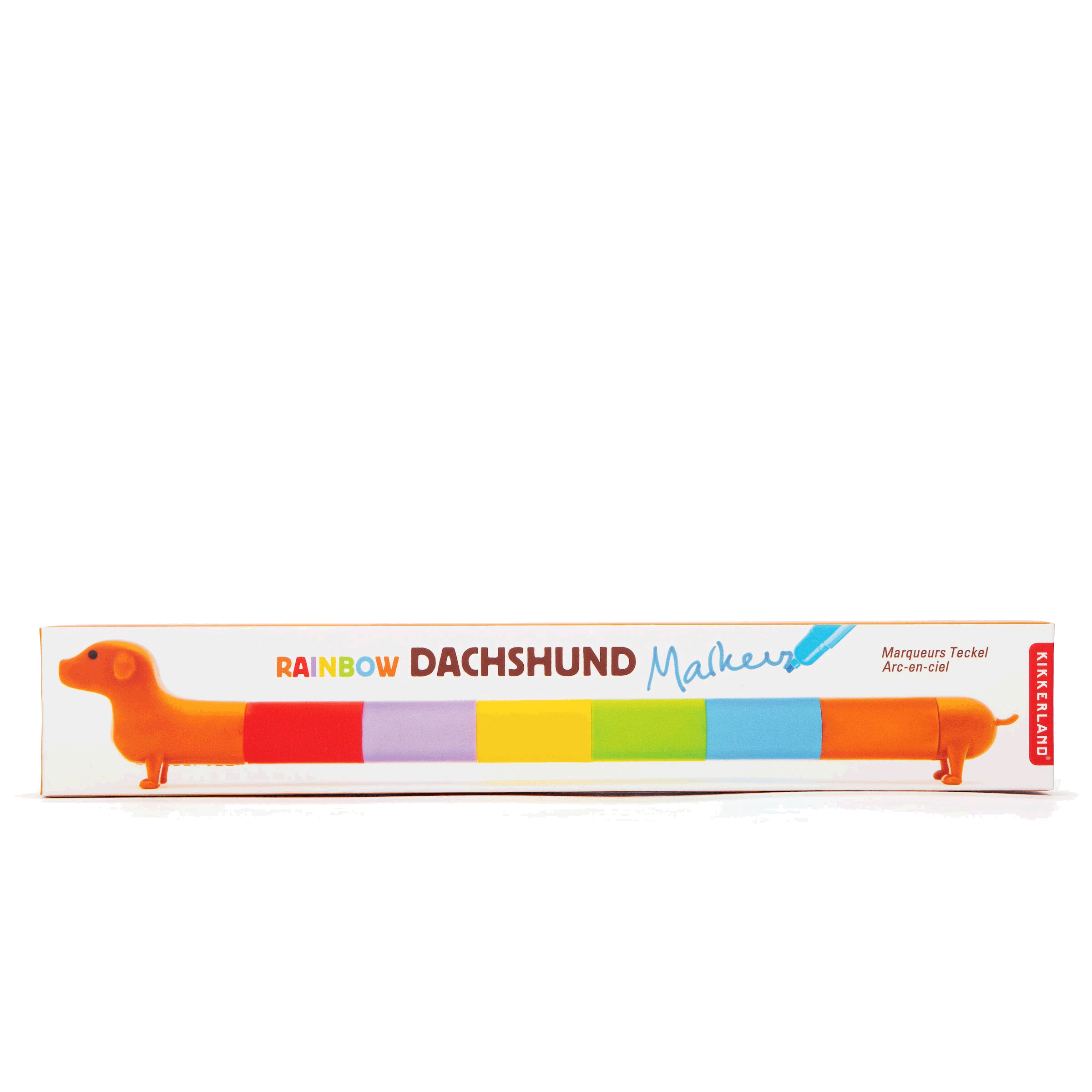 Rainbow-Dachshund-Markers Rainbow Dachshund Markers