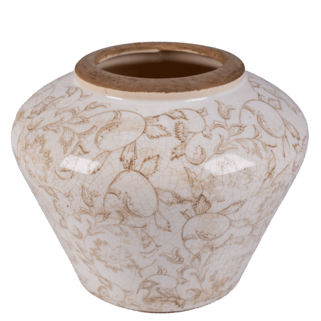 6-Beige-Heirloom-Accent-Vase 6.5" Beige Heirloom Accent Vase