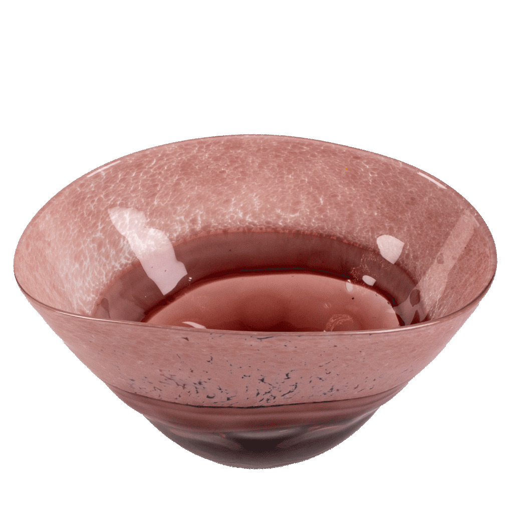 Ruby Blush Art Glass Bowl Ruby Blush Art Glass Bowl