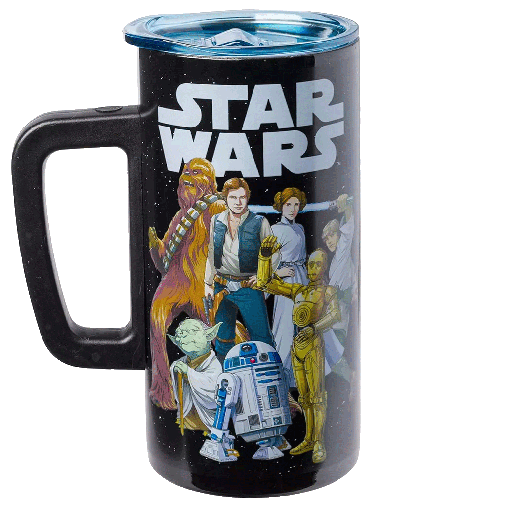 Star-Wars-Group-Shot-15oz-Double-Wall-Stainless-Steel-Mug Star Wars Group Shot 15oz Double Wall Stainless Steel Mug