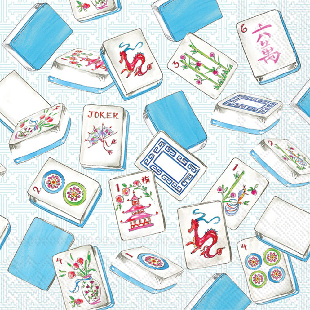 Mahjong Cocktail Napkins Mahjong Cocktail Napkins