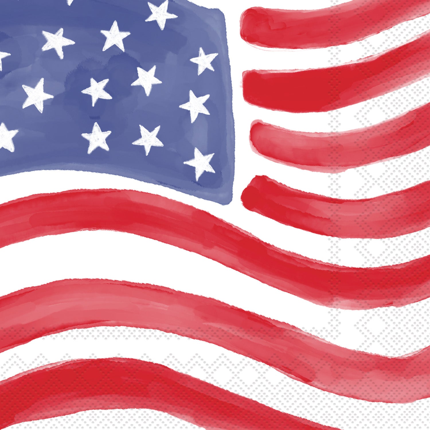 Stars & Stripes Stamp Cocktail Napkins Stars & Stripes Stamp Cocktail Napkin